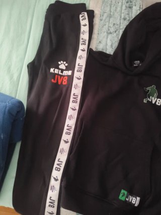 Chándal niño JVB negro talla 13/14