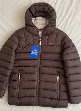 Chaqueta acolchada Norway Nautical School marrón