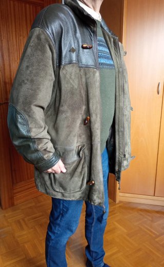 Abrigo de piel vintage