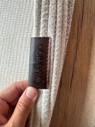 Cambiador de bebé cesta mimbre
