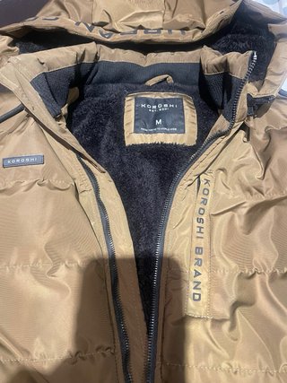 Chaqueta KOROSHI acolchada marrón talla M