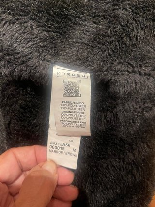 Chaqueta KOROSHI acolchada marrón talla M