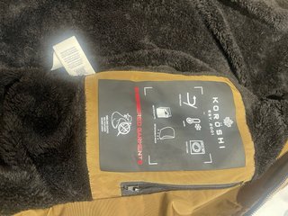 Chaqueta KOROSHI acolchada marrón talla M