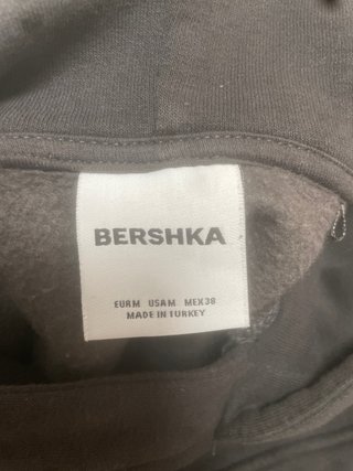 Sudadera Bershka Negra con Capucha