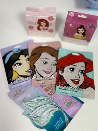 Lote de Mascarillas Faciales Disney Princess