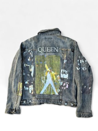 Giacca Jeans Vintage Queen Freddie Mercury