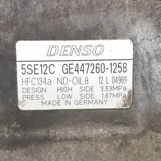 COMPRESOR AIRE ACONDICIONADO TOYOTA TOYOTA AVENSIS BERLINA (T27) 2008-2015