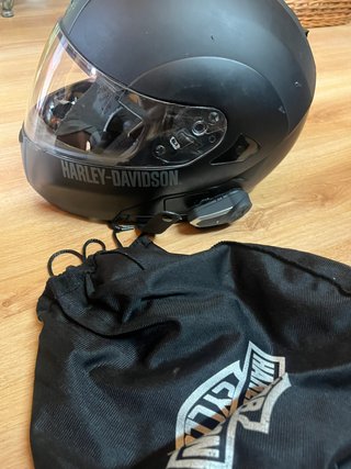 Casco Harley Davidson Negro Integral