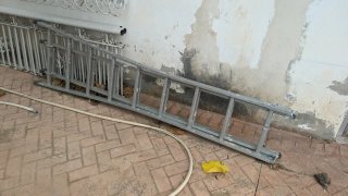 Escalera telescópica 9 peldaños