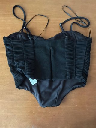 Top Corsé Negro Bershka