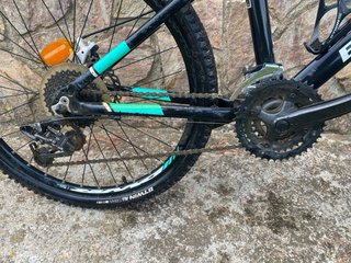 Bicicleta Btwin Rockrider 700 de 24” Negro/Verde