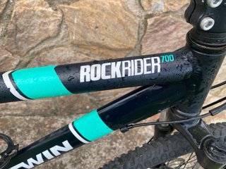 Bicicleta Btwin Rockrider 700 de 24” Negro/Verde
