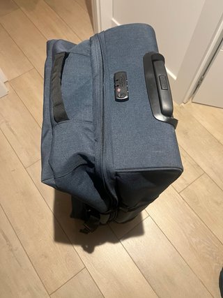Maleta Eastpak Tranverz Grande Azul, usado 1 vez