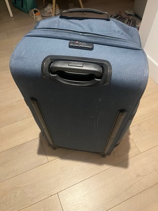 Maleta Eastpak Tranverz Grande Azul, usado 1 vez