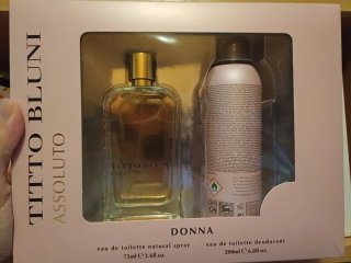 Titto Bluni Assoluto Set Perfume y Desodorante par