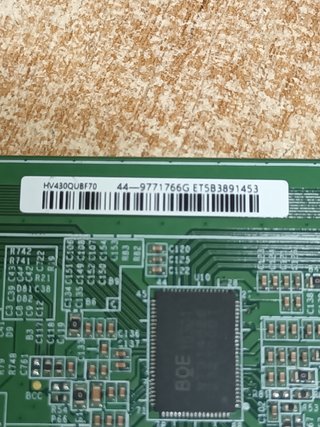 placa t,com de SAMSUNG UE43AU7092U, sku-63