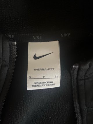 Sudadera Nike Negra Cremallera