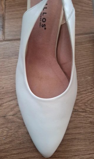 Zapatos Pitillos Blancos Talla 38