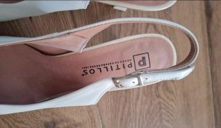 Zapatos Pitillos Blancos Talla 38