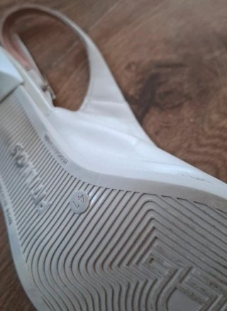 Zapatos Pitillos Blancos Talla 38