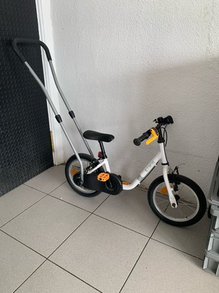 Bici 14 BTWIN Blanca Decathlon