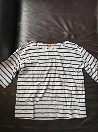 Camiseta Vilagallo Rayas y Piñas Talla 42