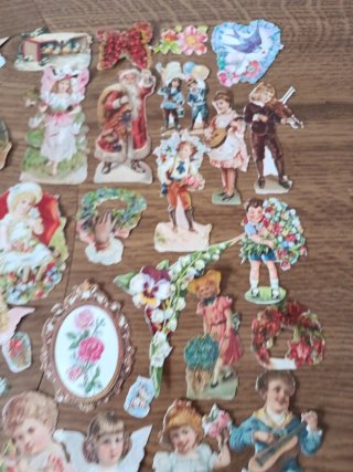 Lote cromos troquelados alemanes vintage