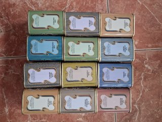 Set de 12 Latas de Café Coleccionables