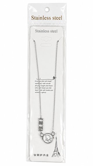 Collar Plata Dior de Acero Inoxidable