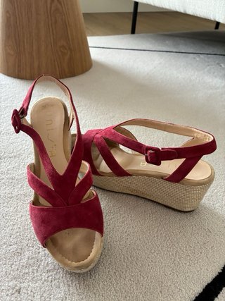Sandalias Unisa T39 Rojas