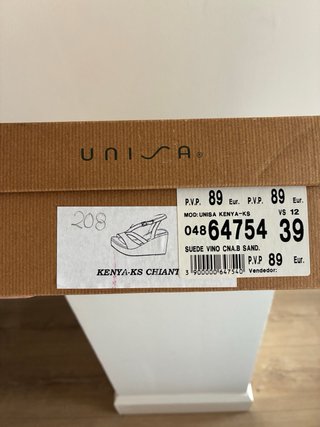 Sandalias Unisa T39 Rojas