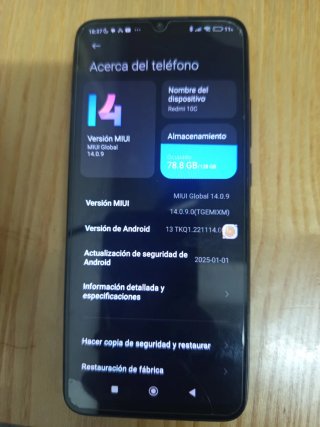 Xiaomi Redmi 10C 128GB Negro