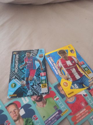 Lote de Cartas Panini Mundial y Momentum