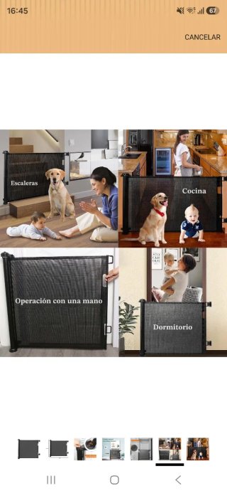 Barandilla Seguridad Retráctil 0-150cm