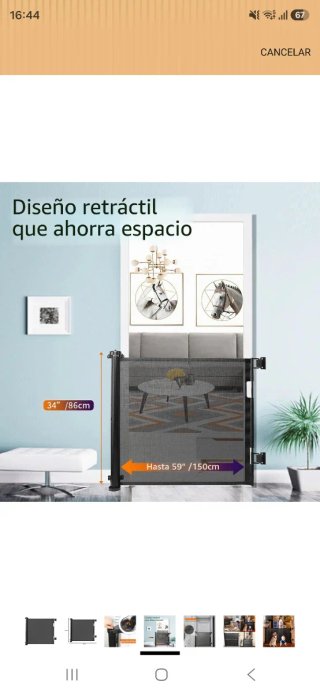 Barandilla Seguridad Retráctil 0-150cm