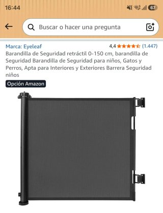 Barandilla Seguridad Retráctil 0-150cm
