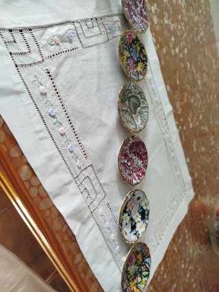 Set de 6 Platillos de Porcelana