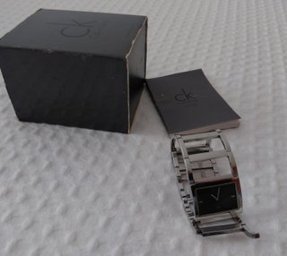 Reloj Calvin Klein Mujer Acero Negro