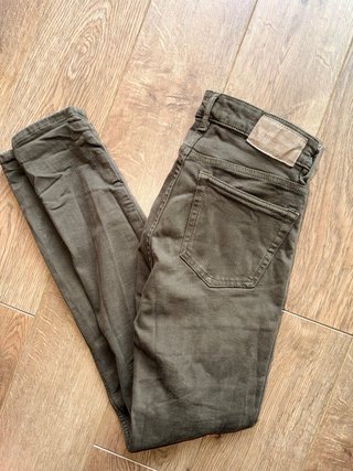 Jeans Mango Man Jude Verde Talla 36