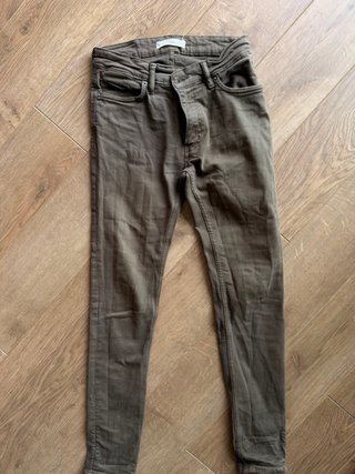 Jeans Mango Man Jude Verde Talla 36