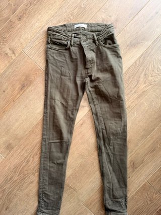 Jeans Mango Man Jude Verde Talla 36