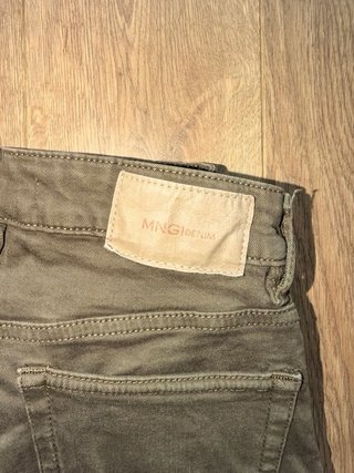 Jeans Mango Man Jude Verde Talla 36