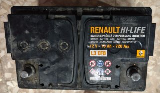 Batería Renault Hi-Life 12V 70Ah 720A