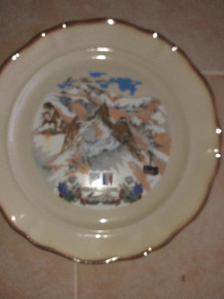 Piatto decorativo Chamonix Mont Blanc