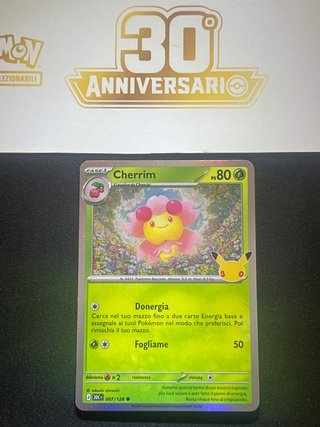 Cherrim 007 30c Holo 30 Anniversario Pokemon