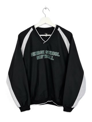 Cortavientos Pullover USA Vintage Graphic Oversize