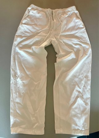 Pantaloni in lino Zara bianchi