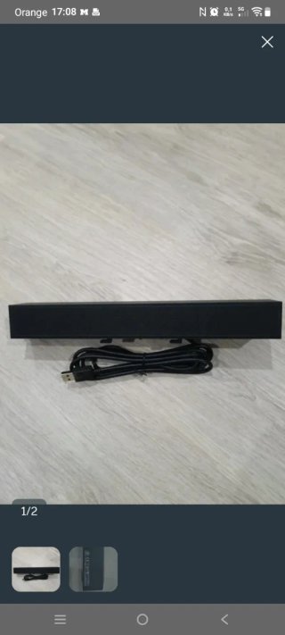 Barra de Sonido Negra