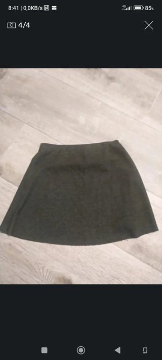Falda Zara Verde Oliva