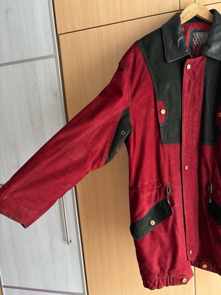 Chaqueta Vintage Munper Street Roja y Negra